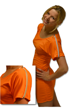 oranje jurkje kopen